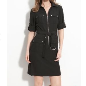 MICHAEL KORS BELTED SHIRT DRESS S